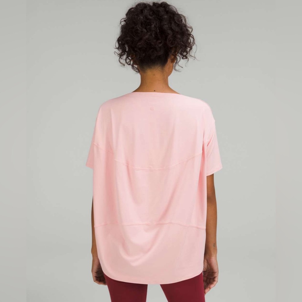 Lululemon Back in Action Long Sleeve Shirt Nulu Dew Pink NWT 6